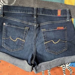 7 For All Mankind jean shorts